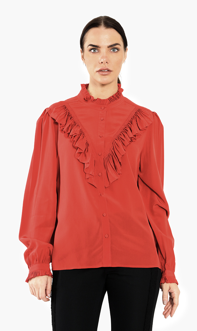 

Taccora Deluxe Ruffled Shirt