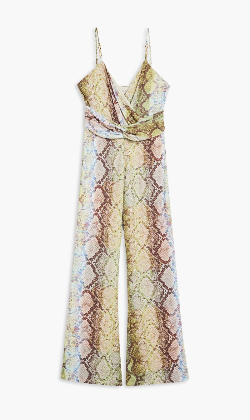 

Guess Multi-color Carina Twist Jumpsuit for Women | The Deal Outlet