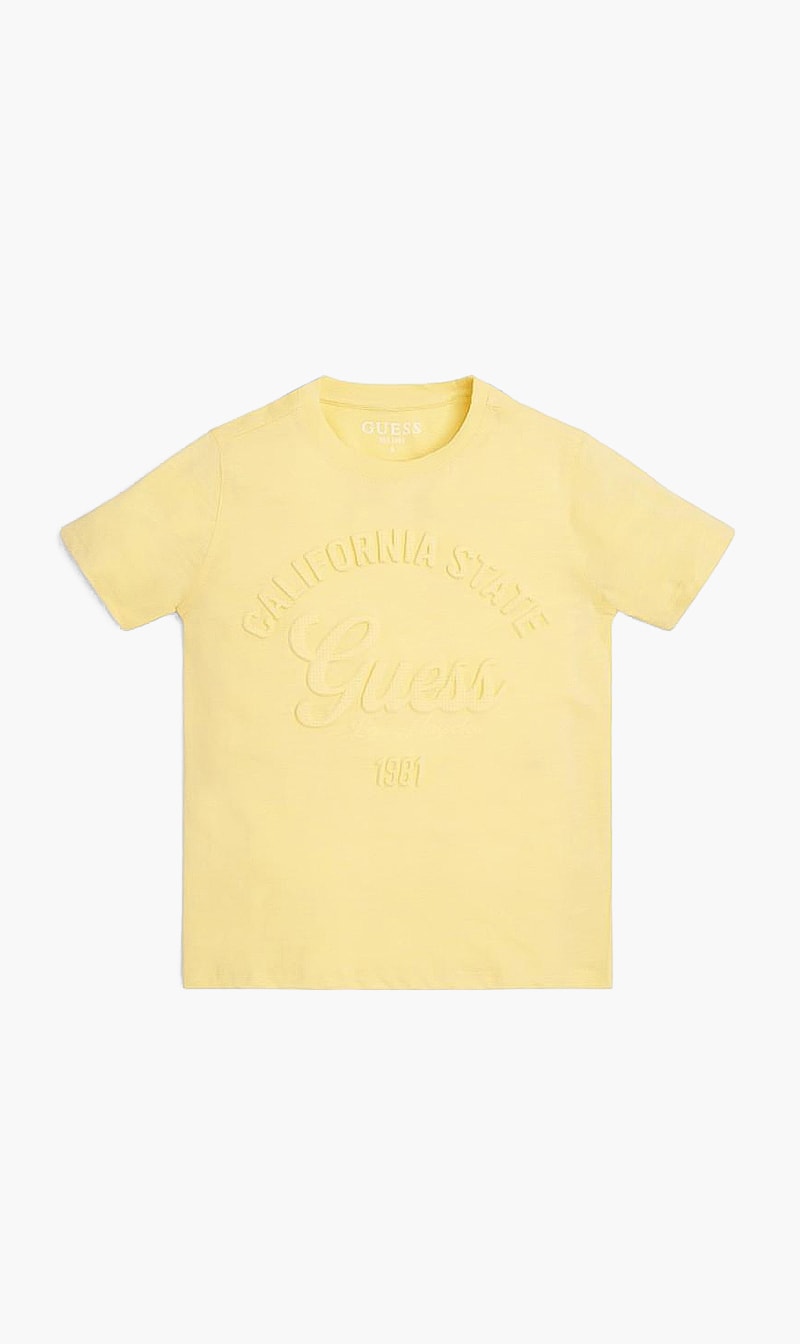 

Guess logo short sleeves tshirt | the deal outlet, Yellow