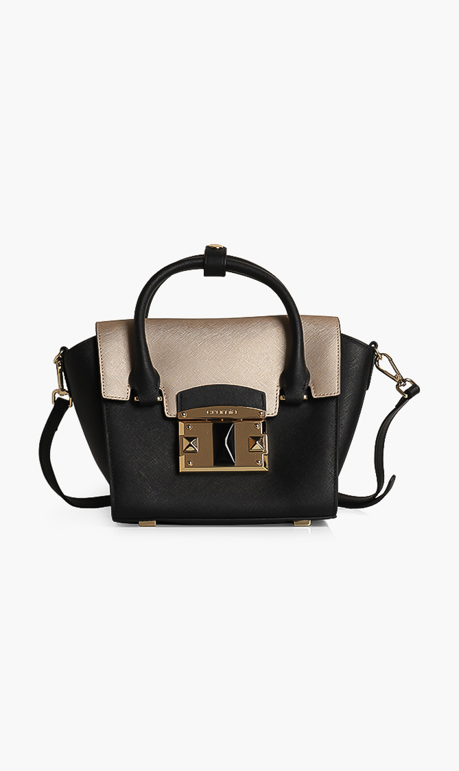 

CROMIA It Saffiano Leather Mini Tote Bag
