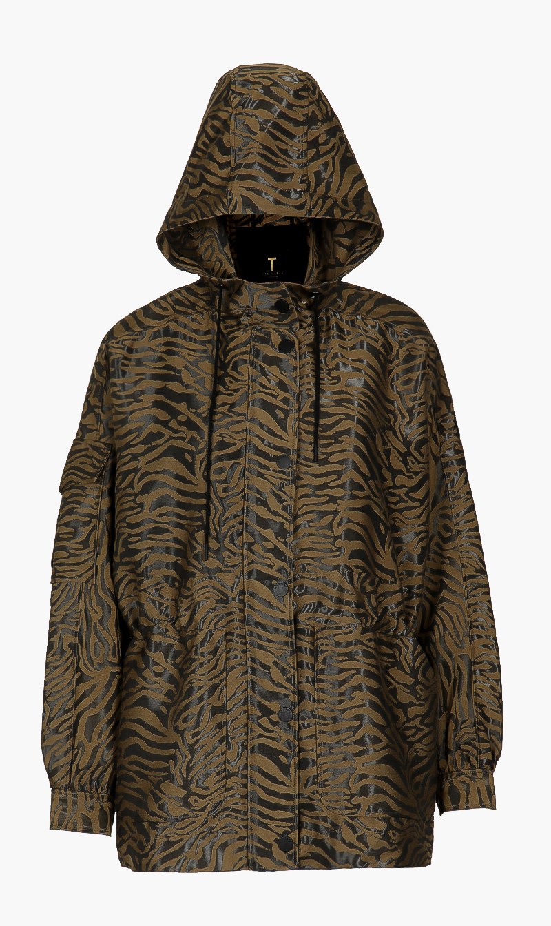 

Jacquard Hooded Jacket