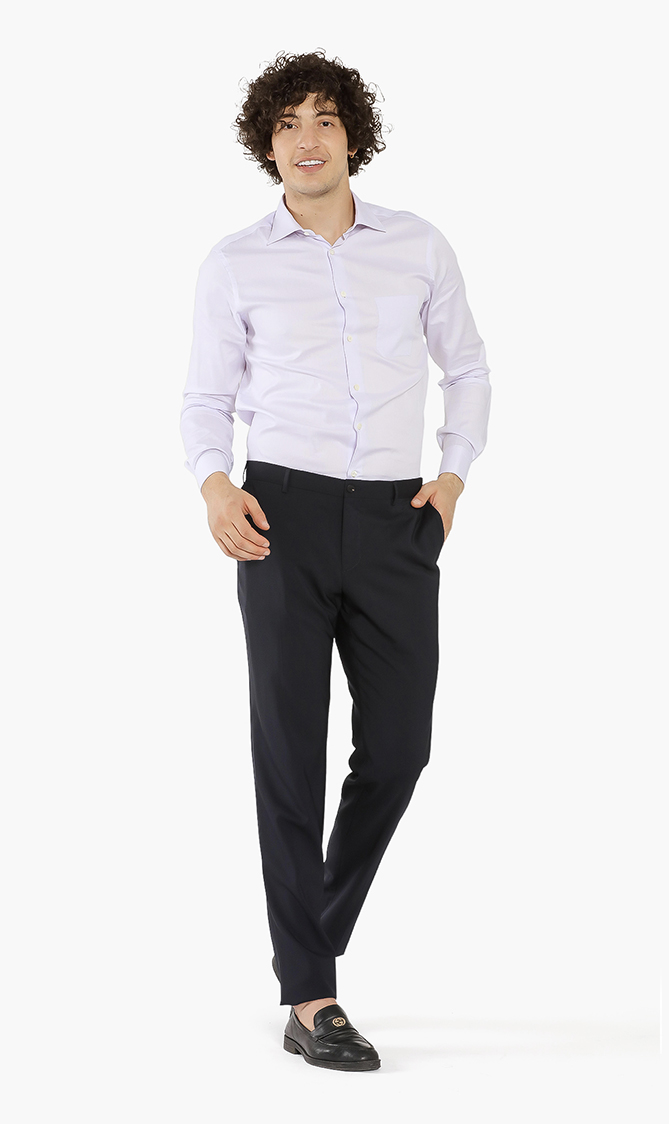 

Pal Zileri Plain Wool Trouser