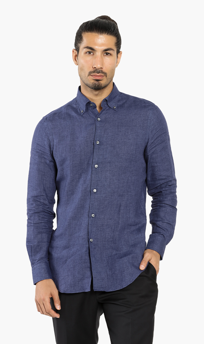 

Pal Zileri Linen Long Sleeves Shirt