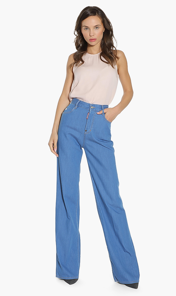 

Dsquared2 Bohemian Wide Legs Jeans