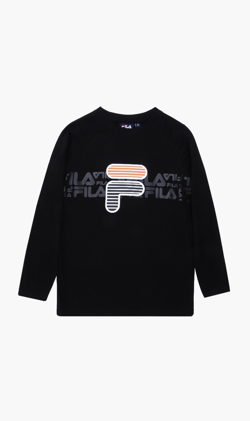 

Teen Ls Cotton T-shirt, Black