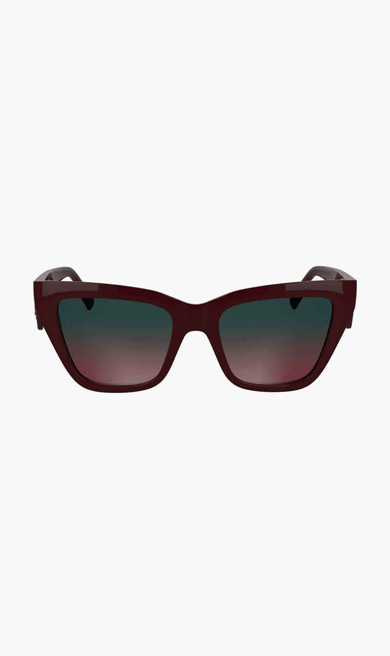 Karl Lagerfeld Red Cat Eye Sunglasses for Women