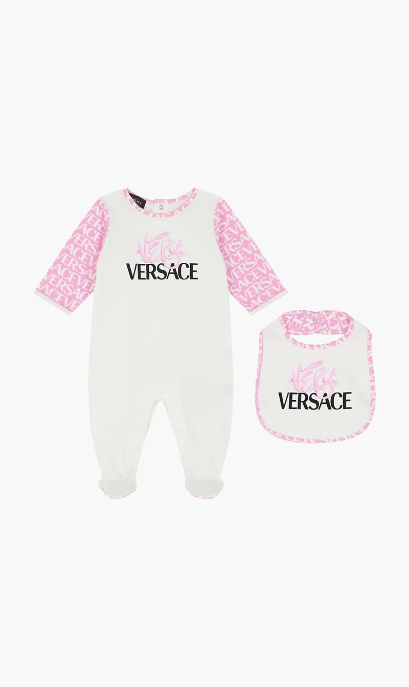 

Versace Multi-color Logo Babygrow Set | The Deal Outlet