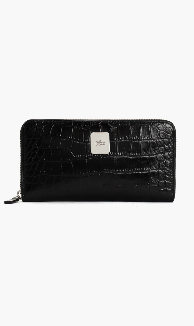 

Lacoste Croc Skin Long Zipped Wallet