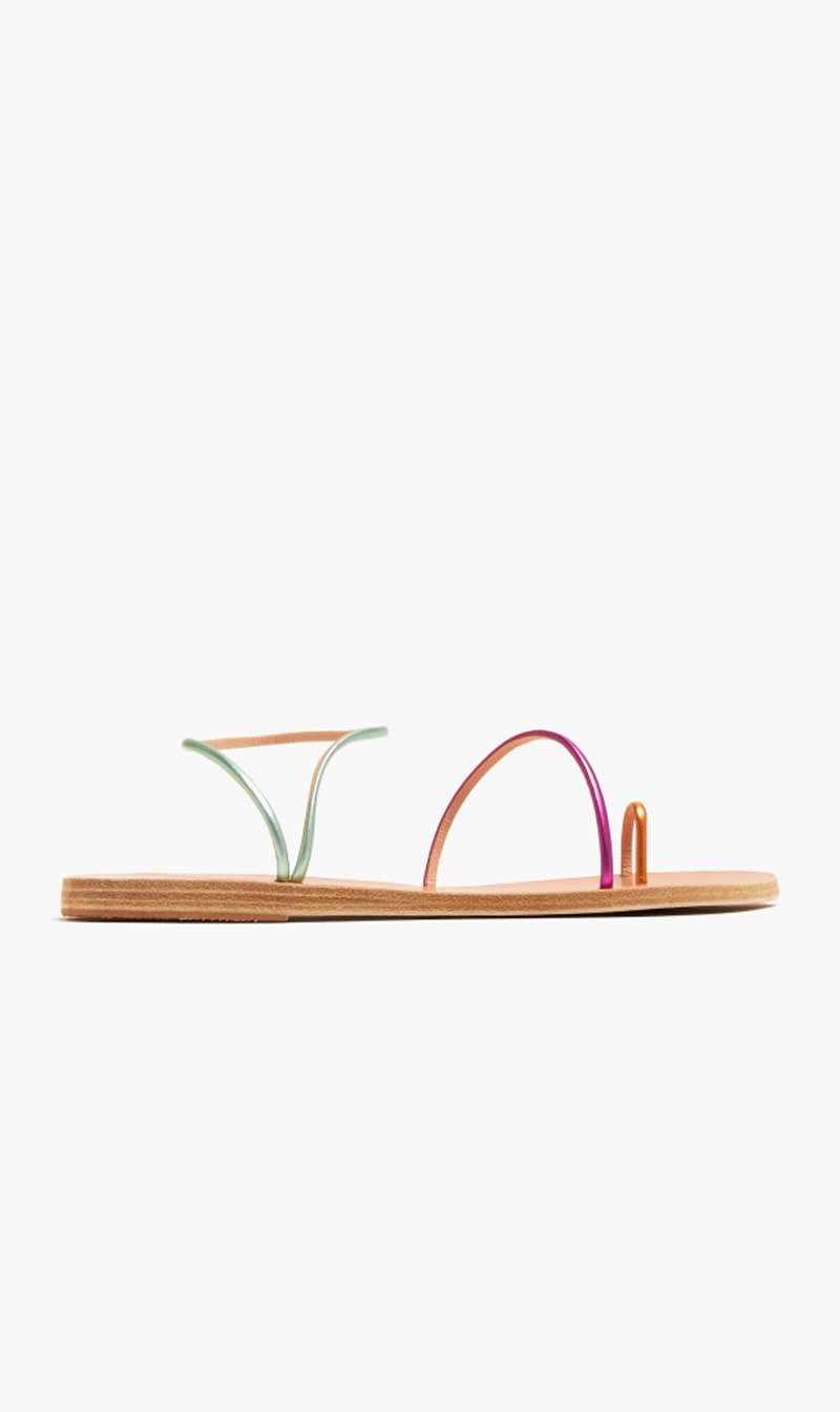 

Ancient Greek Sandals Multi-color Chora Block Heel for Women | The Deal Outlet