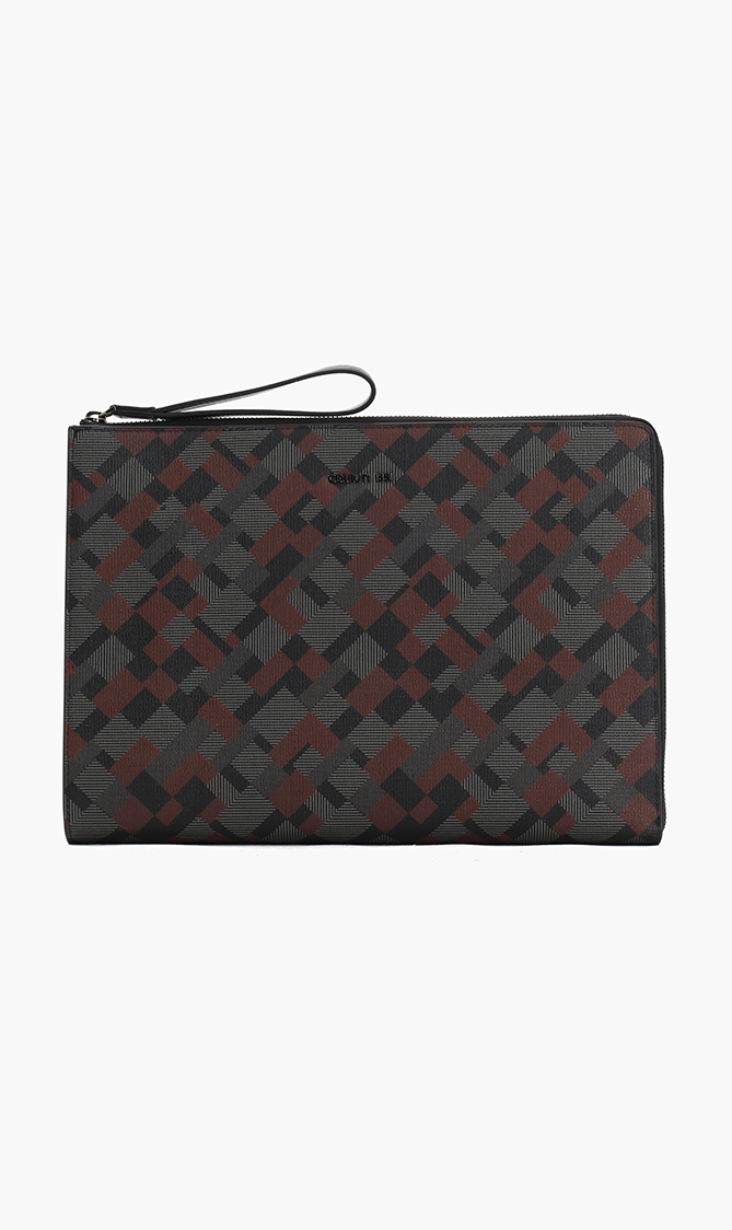 

Cerruti Stars Printed Leather Document Holder