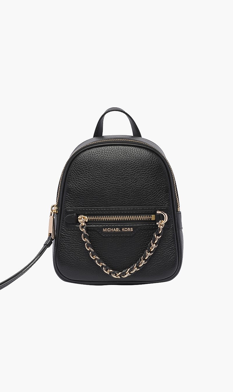 

Michael Kors Black Elliot Extra Small Backpack for Women | The Deal Outlet