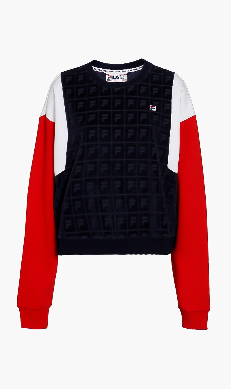 

Lucy Color Block Sweatshirt, Blue