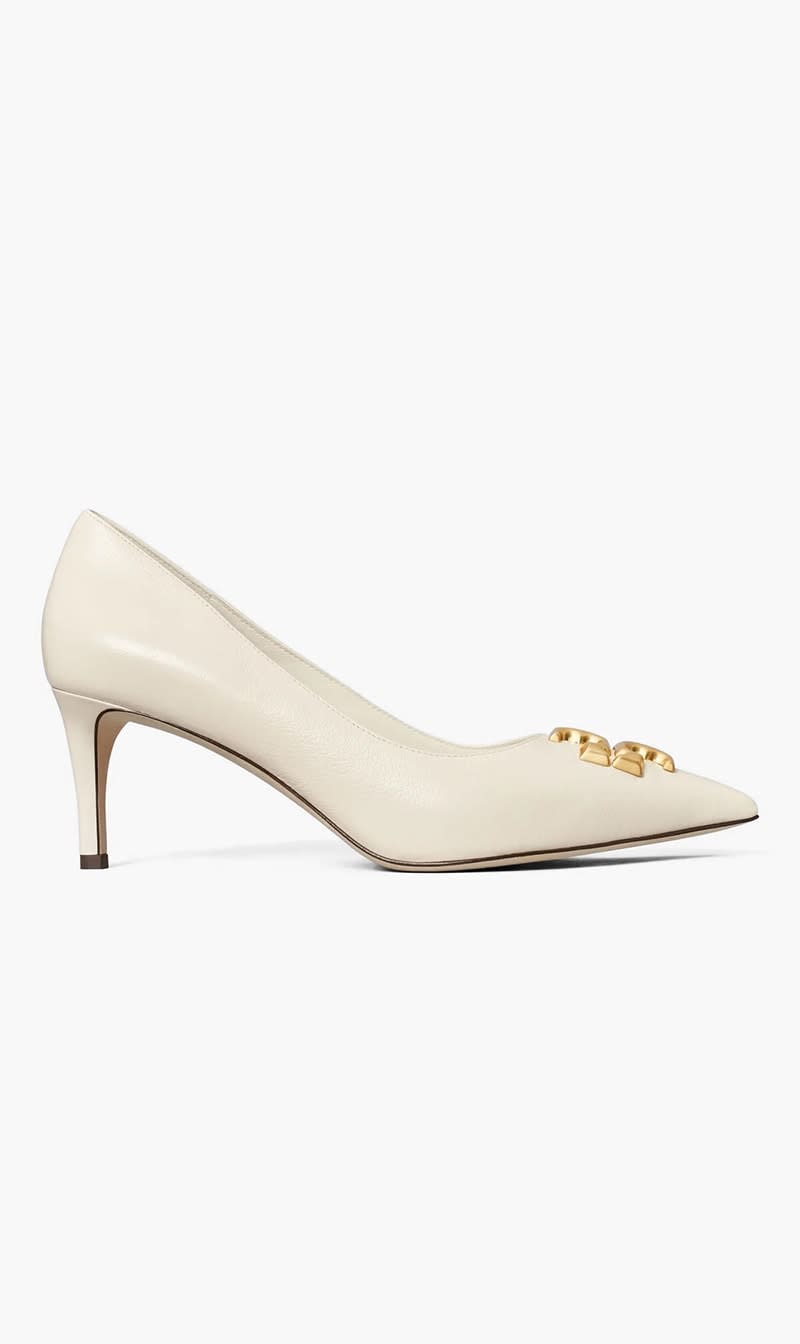 

Tory Burch Beige Eleanor Pump for Women | The Deal Outlet