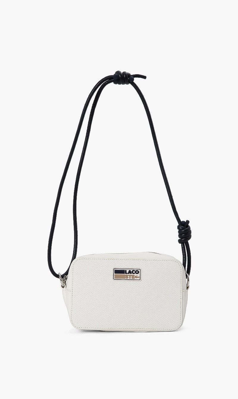 

Signature Patch Crossbody Bag, White
