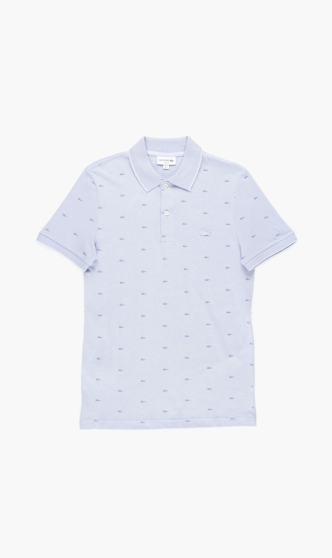 

LACOSTE Micro Logo Print Slim Fit Polo Shirt