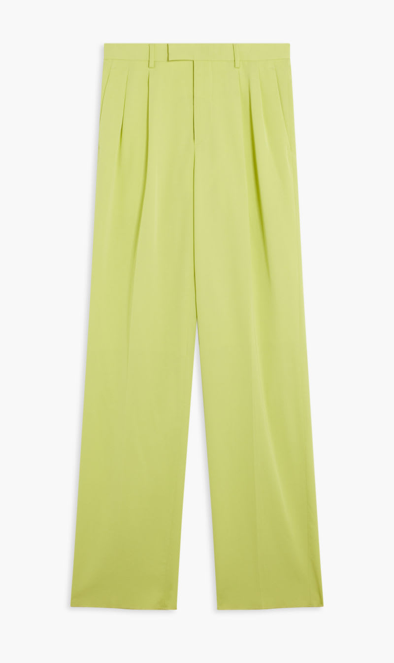 

Versace Green formal Pant Fluid Viscose Mixed Twill for Men | The Deal Outlet