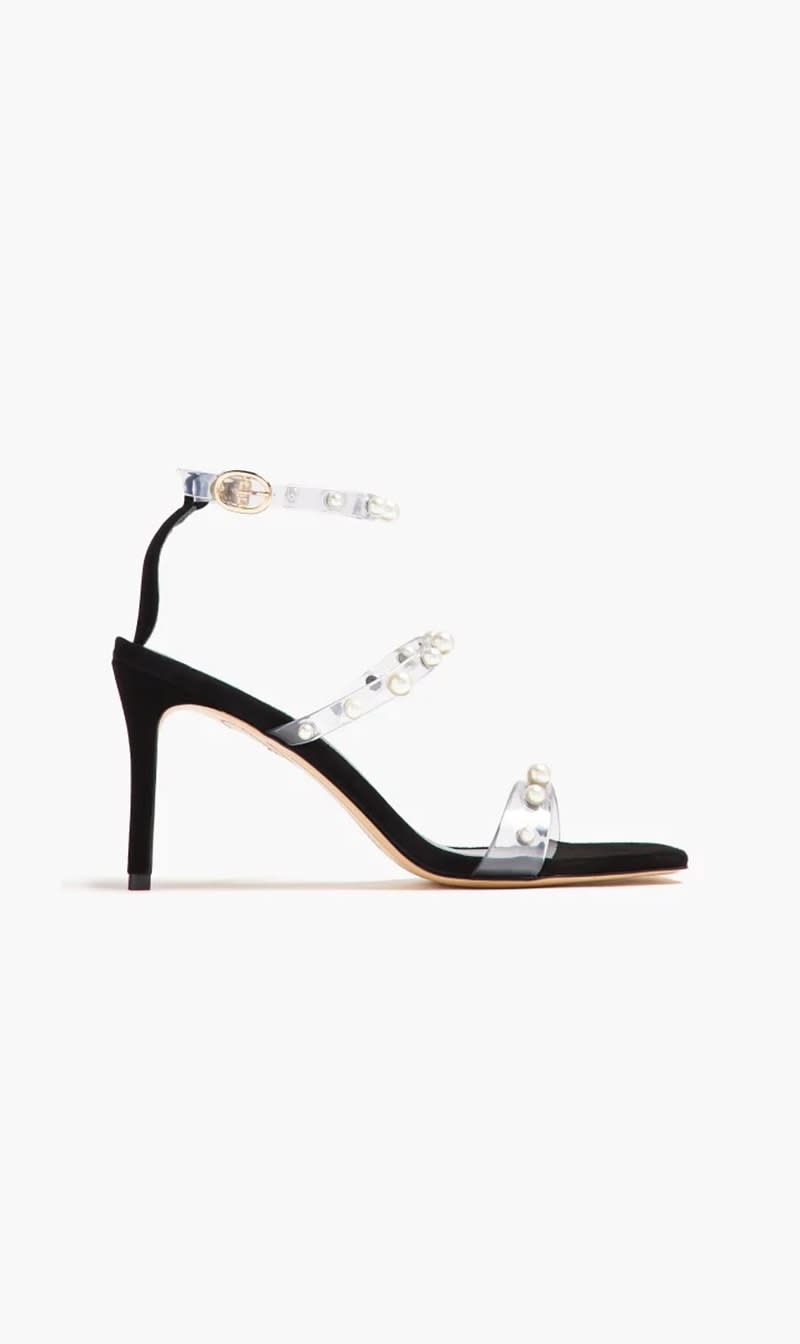 

Sophia Webster Black Rosalind Pearl Sandals for Women | The Deal Outlet