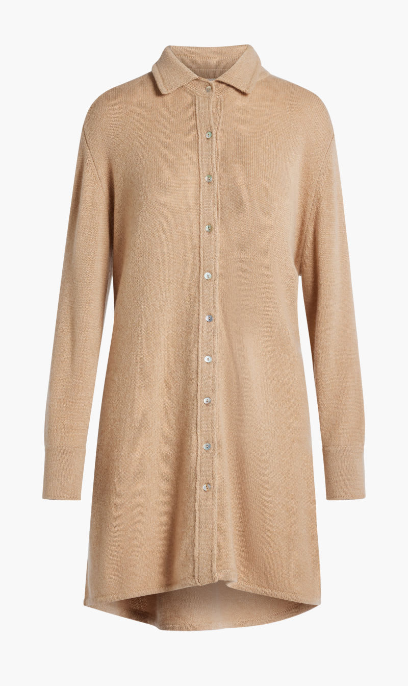 

Douxdimanche Brown Long Jacket for Women | The Deal Outlet