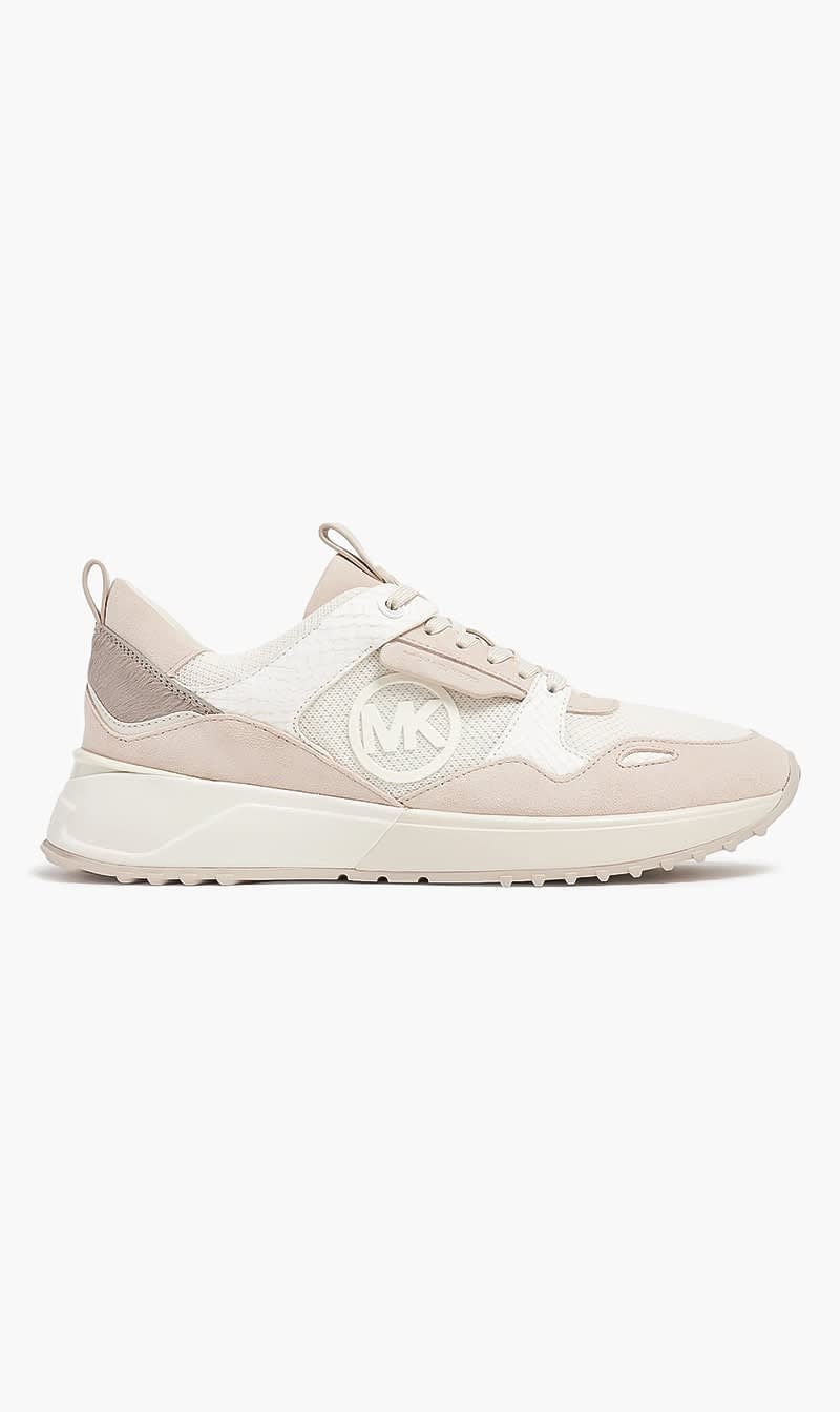 

Michael Kors Beige Theo Trainer for Women | The Deal Outlet
