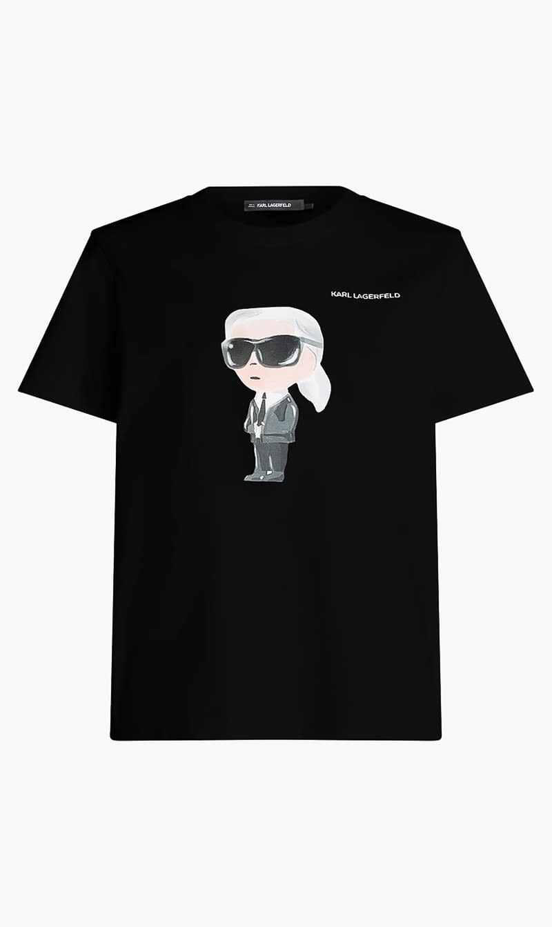 

Karl Lagerfeld Black Ikon Karl T Shirt for Women | The Deal Outlet