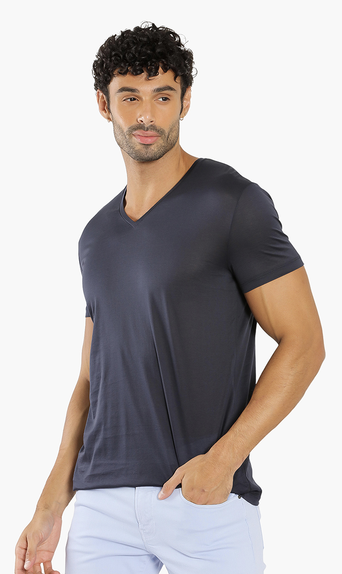 

Club V-neck Inner T-shirt, Blue