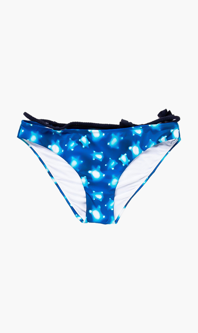 

Lauren Crystal Turtle Bikini Bottom, Blue