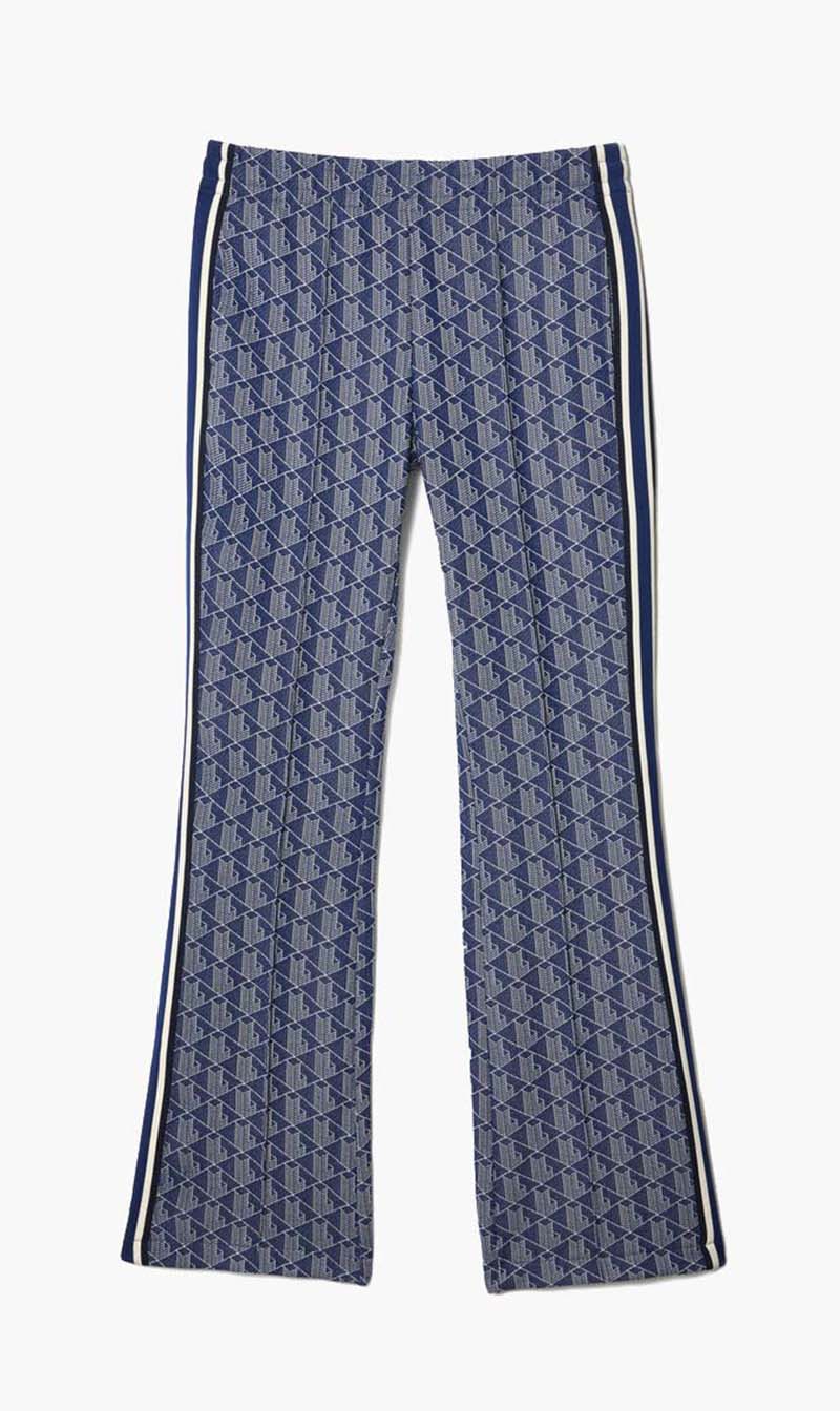 

Lacoste Blue Flared Monogram Sweatpants for Women