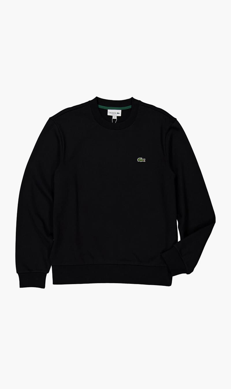 

Lacoste Black Jogger Fleece Classic Fit Sweatshirt for Men | The Deal Outlet