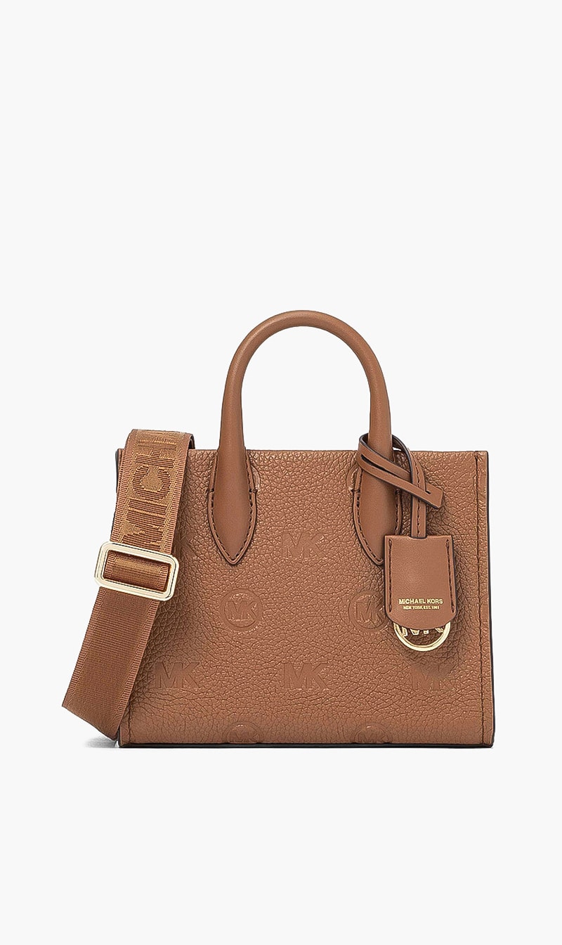 

Leather Crossbody Bag, Brown