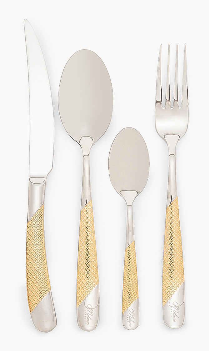

24 Pieces Cutlery Set, Silver