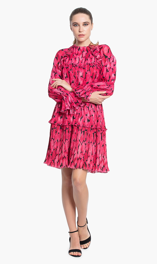 

Kenzo Pleated A Line Skirt