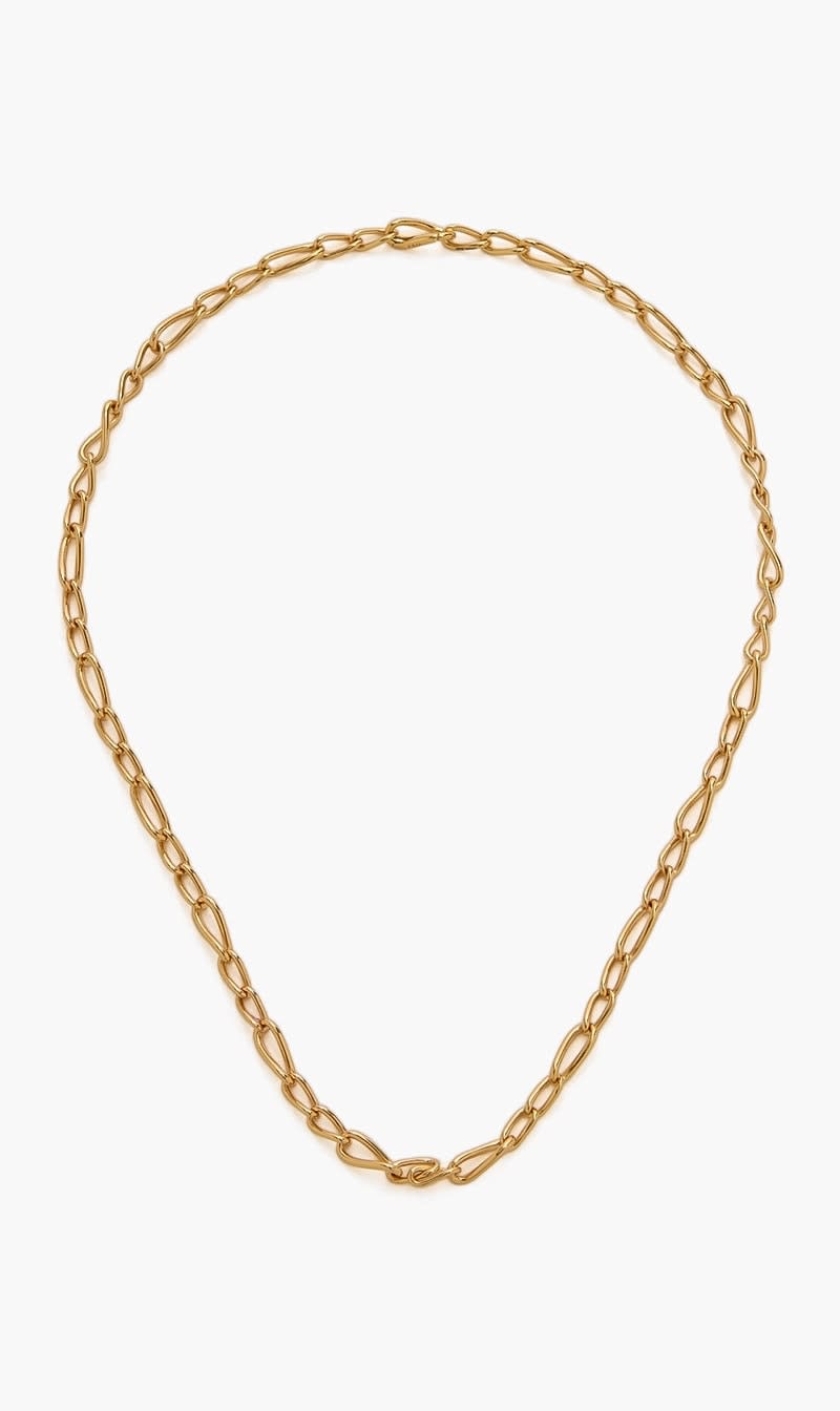 Astrid & Miyu Gold Infinite Slim Chain Necklace for Women
