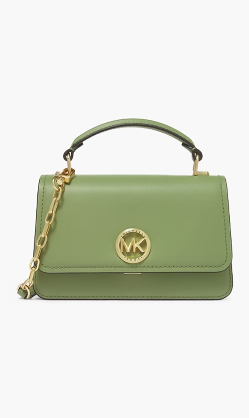

Michael Kors Green Sm Ew Th Chn Xbody for Women | The Deal Outlet