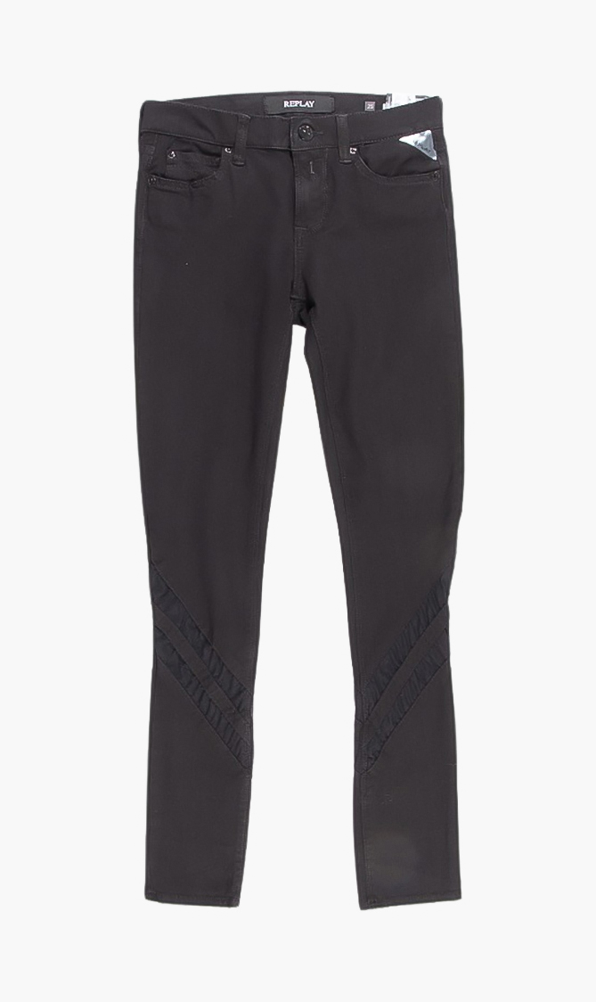 

Luz Hypernet Skinny Jeans, Black