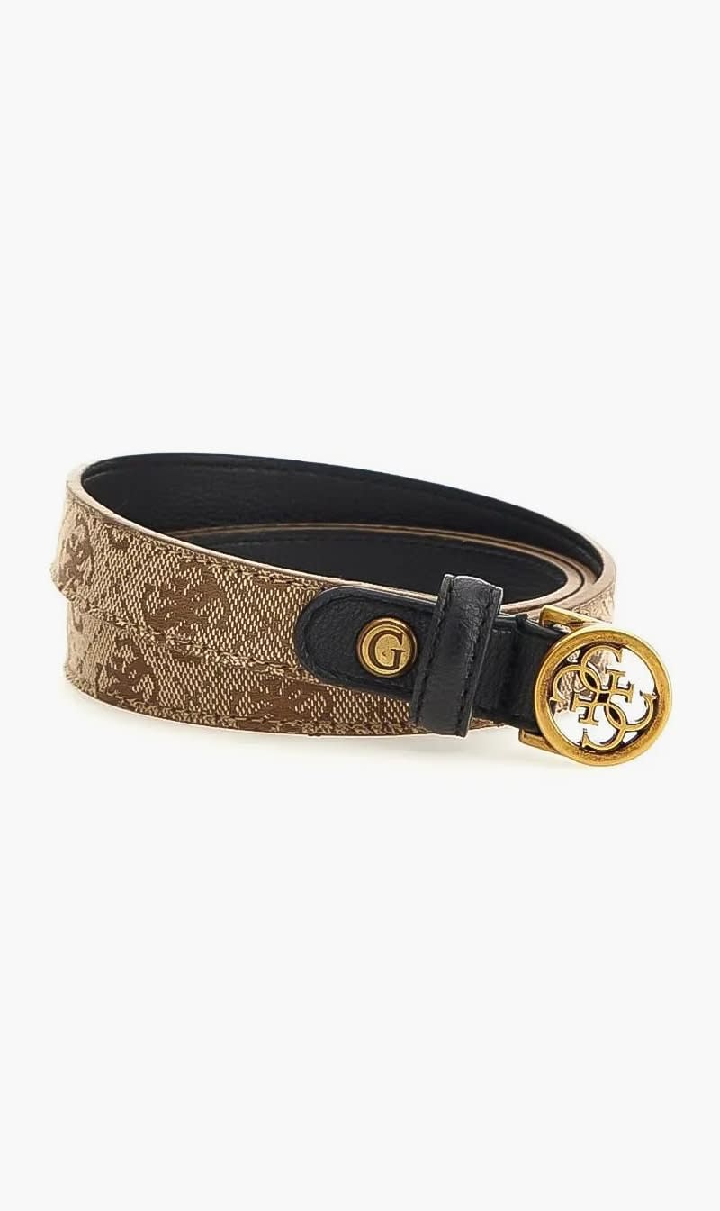 

Guess Black Logo Adjustable Belt for Women | The Deal Outlet