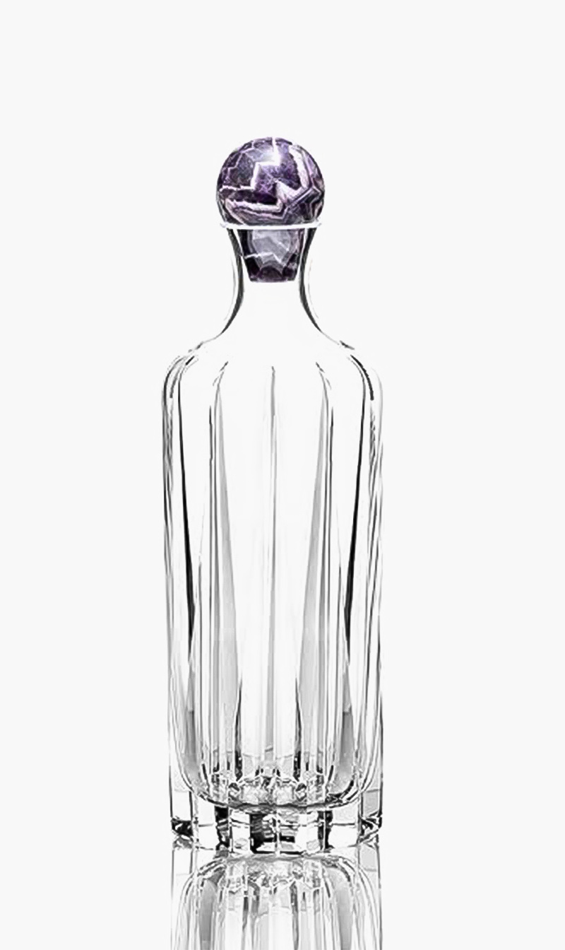 

Anna Elevo Liquor Decanter Amethyst And Crystal