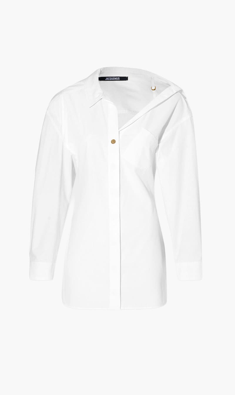 

Jacquemus Beige La Mini Robe Chemise Dress for Women | The Deal Outlet