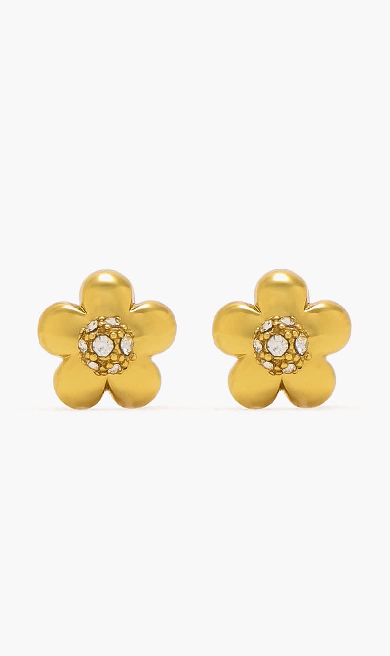 Marc Jacobs Gold Daisy Micro Earrings for Women