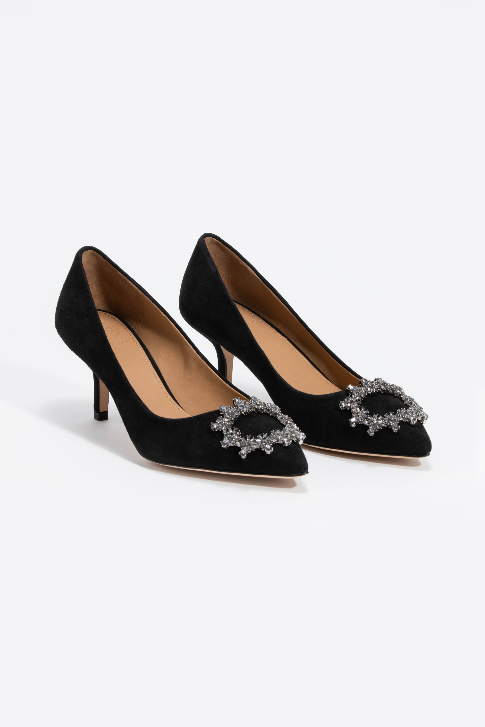 

Tory Burch Crystal Buckle Pump