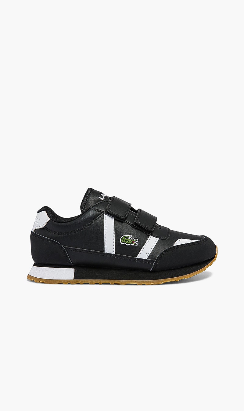 

Lacoste Black Partner Strap Sneakers | The Deal Outlet