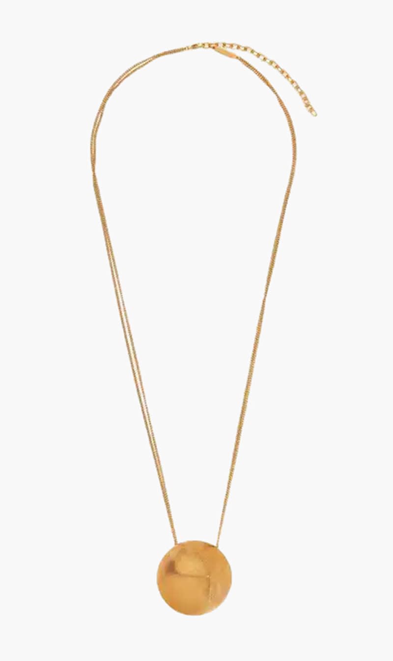 

Salvatore Ferragamo Gold Resin Pendant for Women | The Deal Outlet