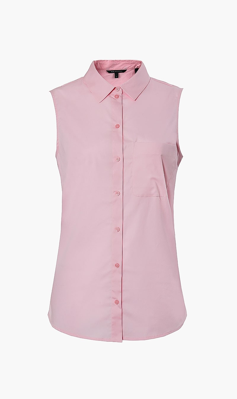 

Emporio Armani Plain Sleeveless Shirt
