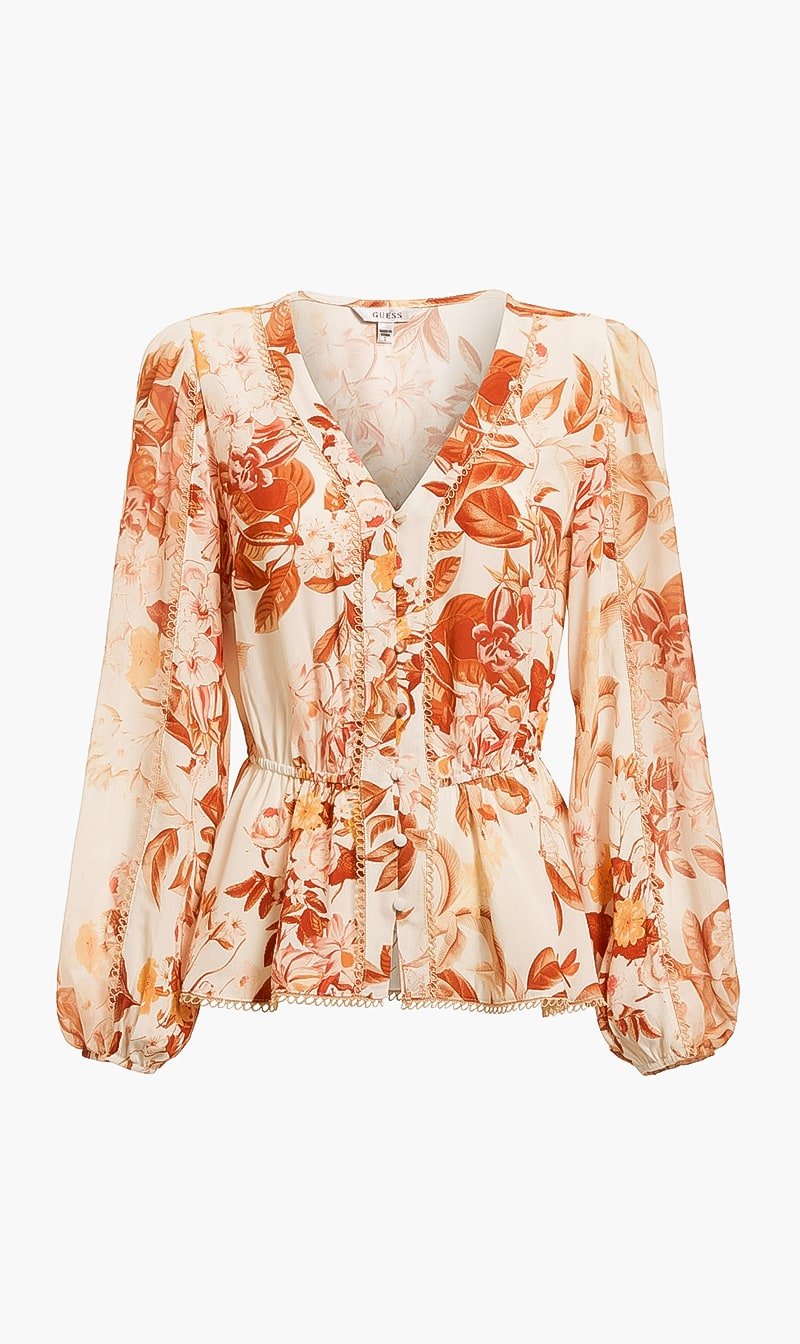 

Hera Viscose Top, Brown