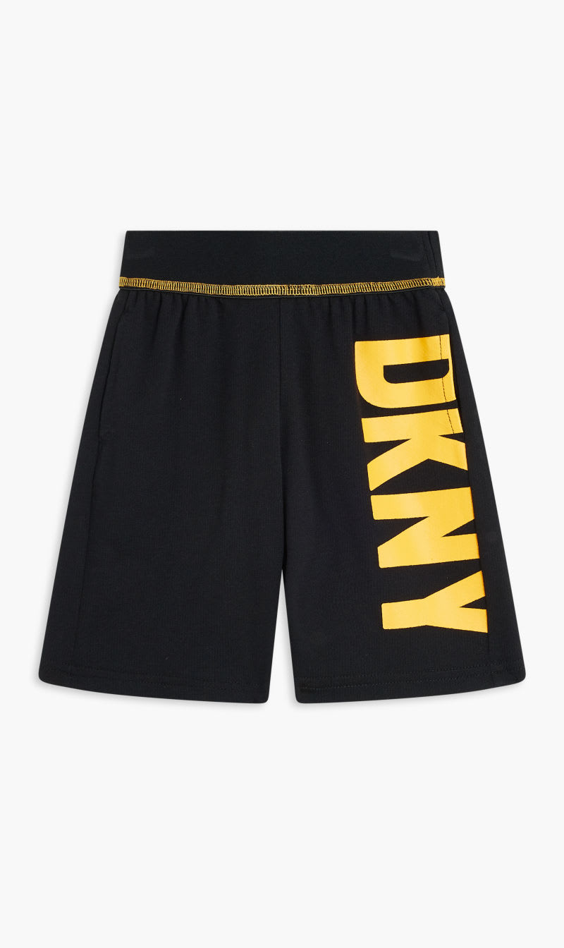 

Dkny Black Fancy Bermuda Shorts for Boys | The Deal Outlet