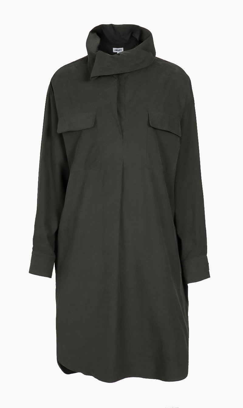 

Cowl Collar Dress