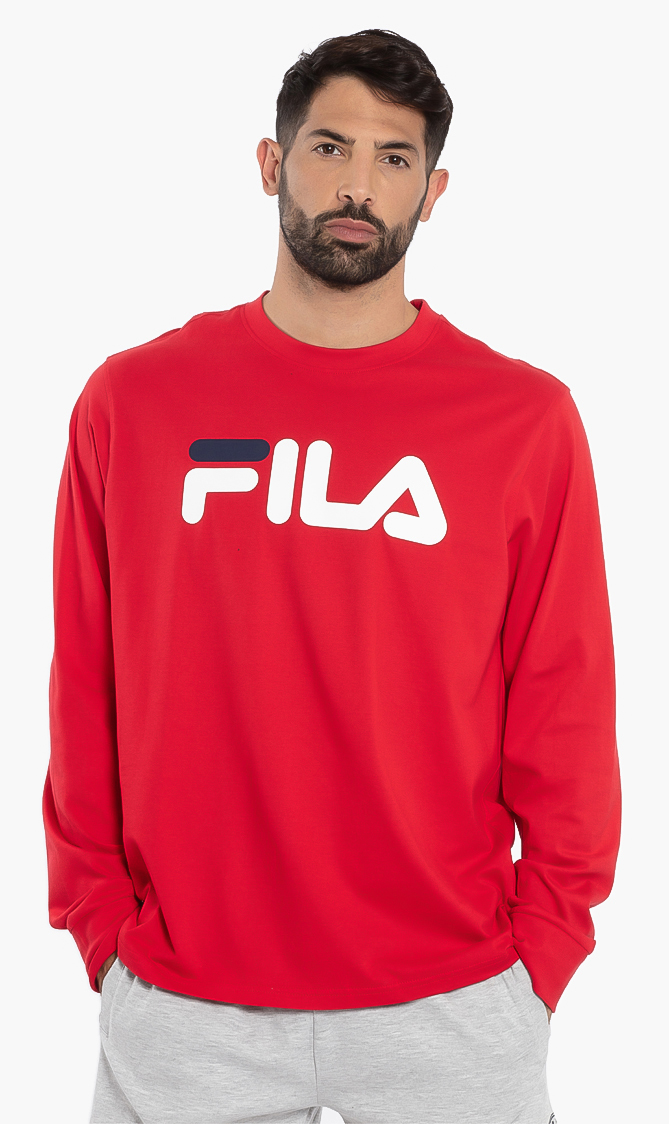 

Graphic Long Sleeve Eagle T-shirt, Red