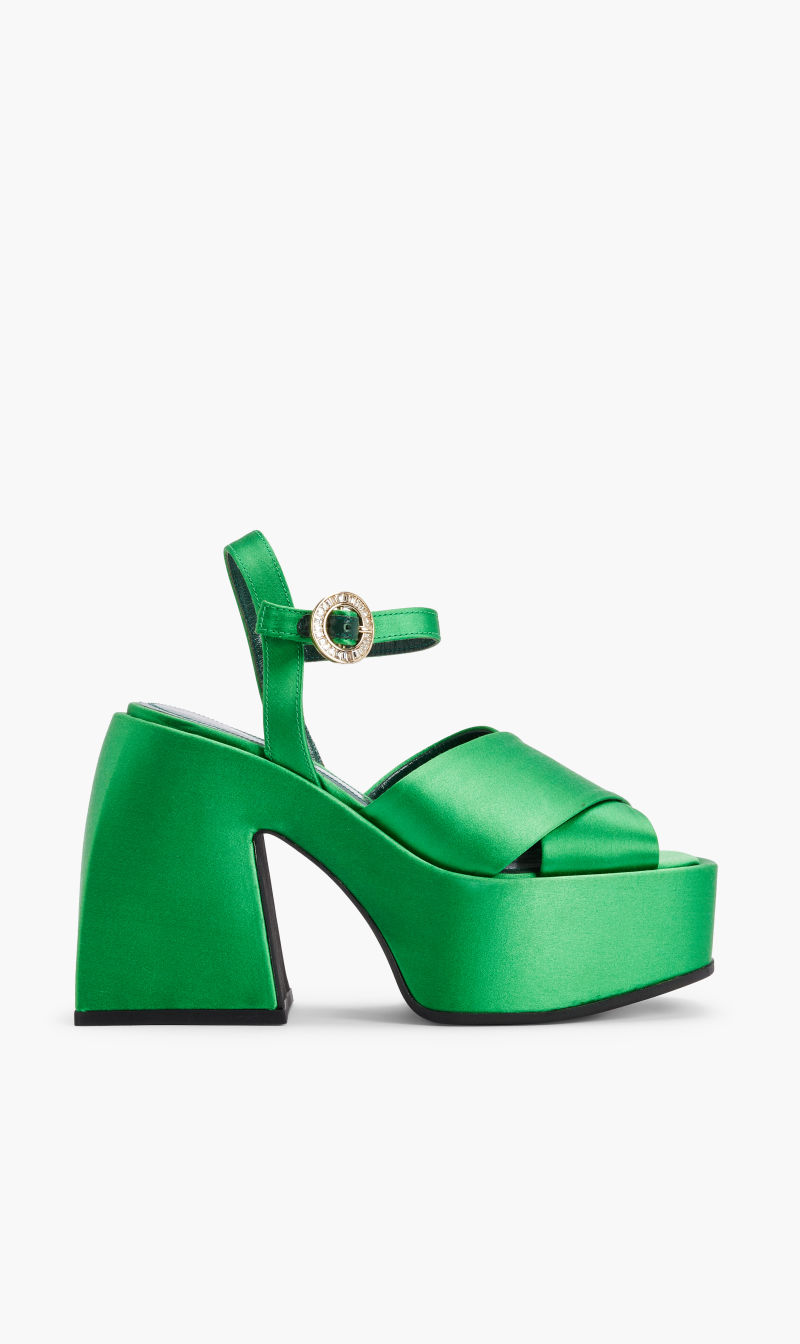 

Nodaleto Green No11-54-123 Bulla Joni Jade Satin for Women | The Deal Outlet