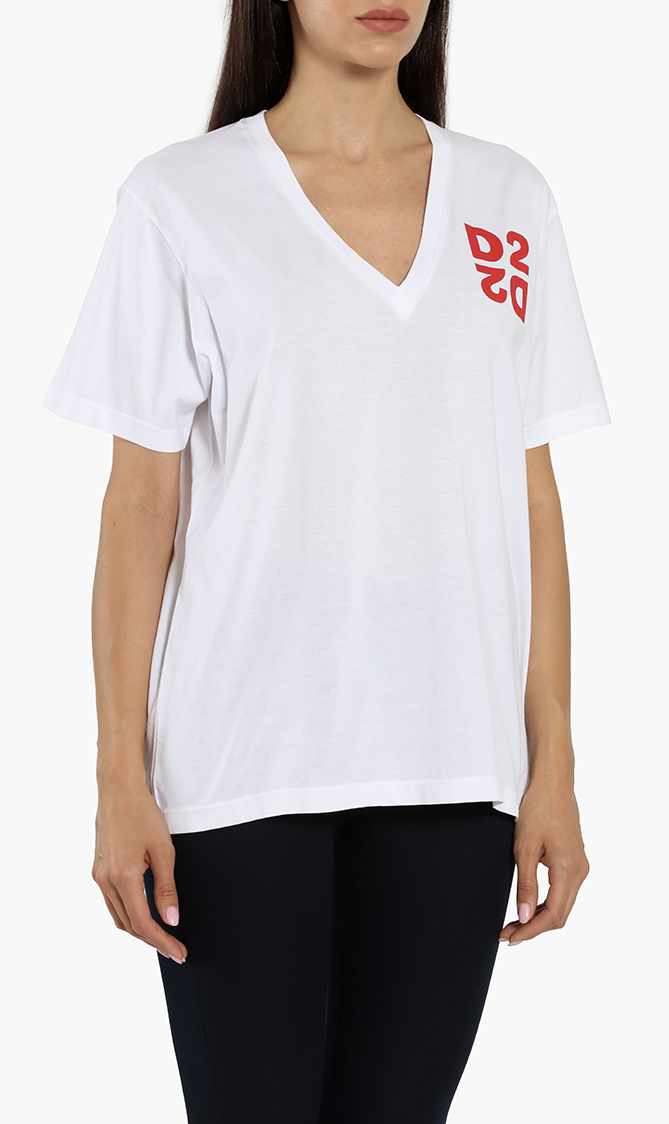 

Dsquared2 V-neck Smoke Fit T-shirt