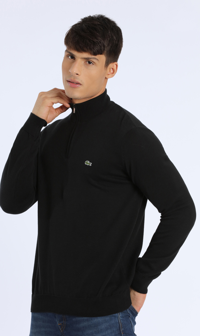 

Lacoste Zip Stand-up Neck Cotton Sweater