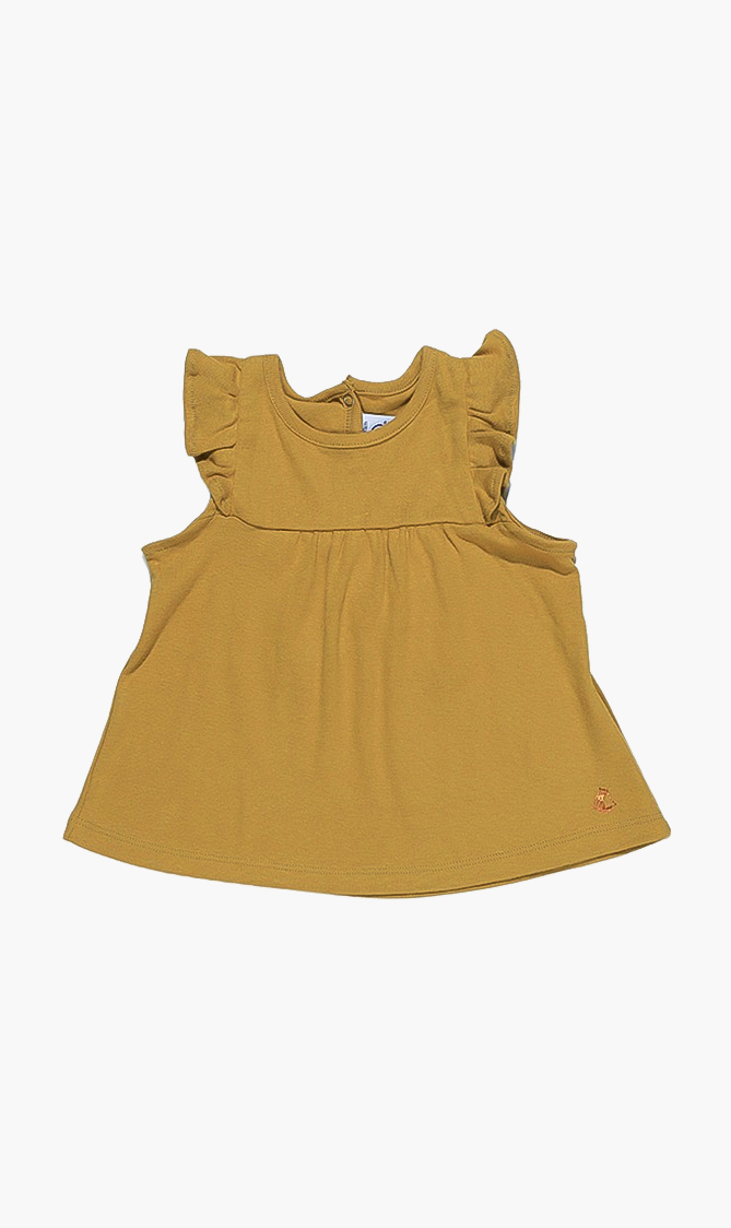 

Short Sleeved Blouse, Yellow